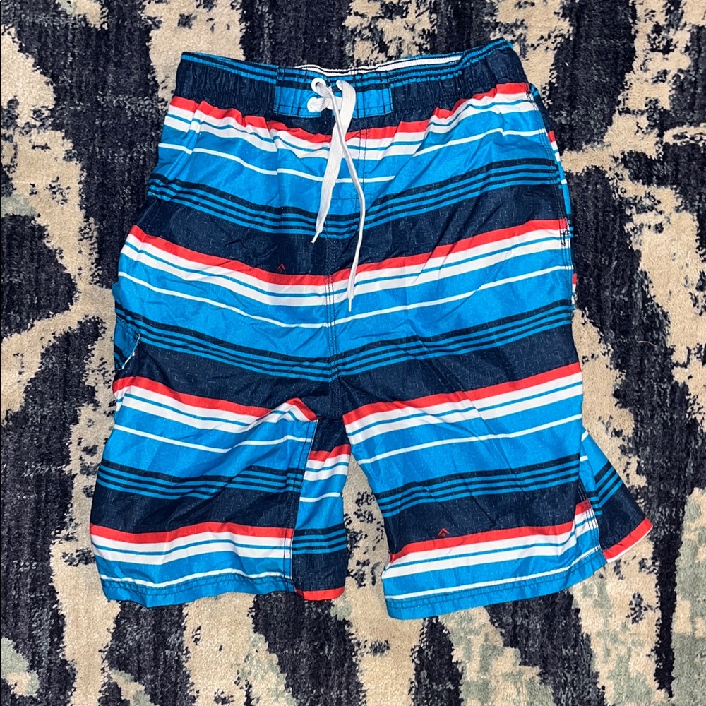 Kanu Surf Blue and Red Swim Shorts